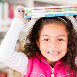 Girl with Books