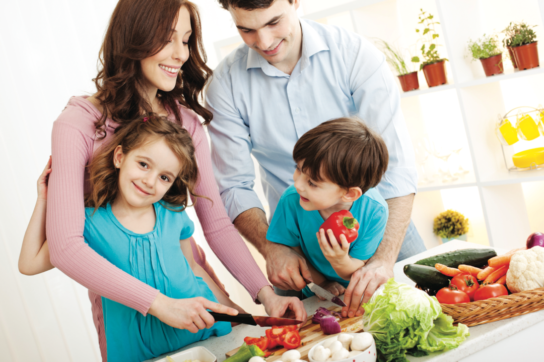 family cooking