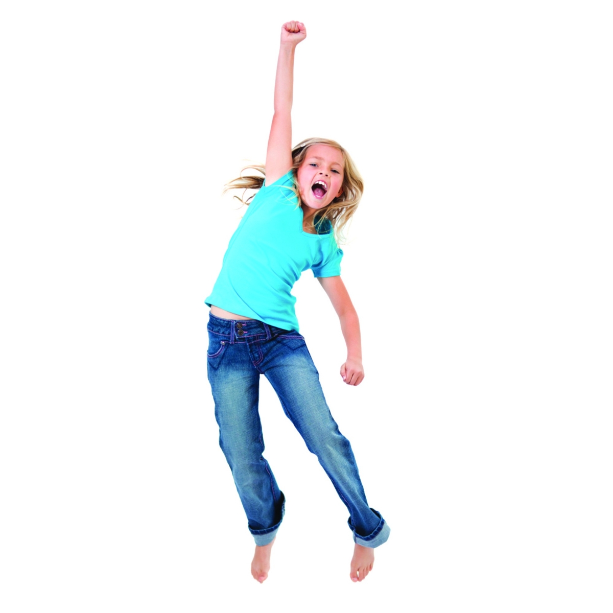 jumping girl